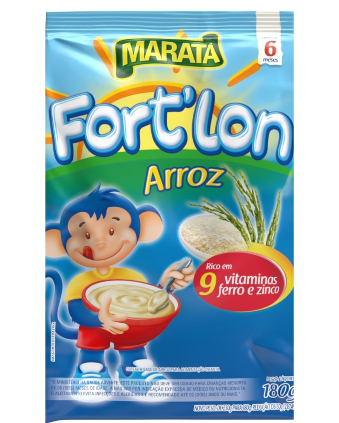 MINGAU ARROZ MARATA 180G