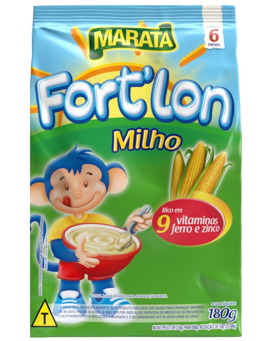 MINGAU MILHO MARATA 180G