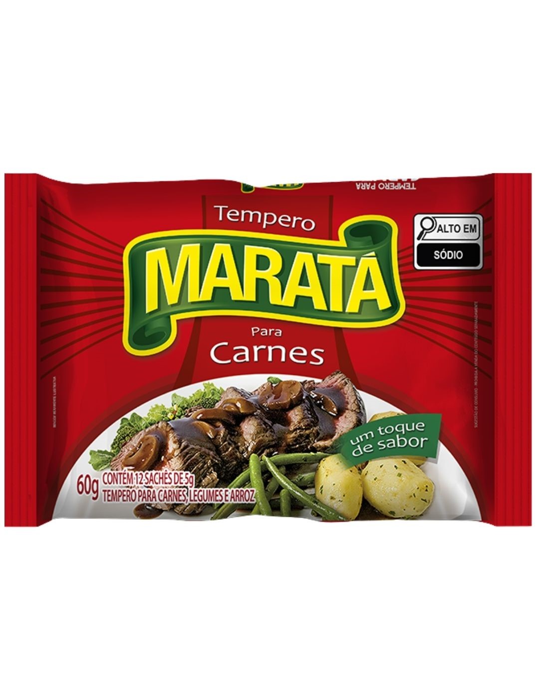 TEMPERO EM PÓ MARATA 12X5G CARNE