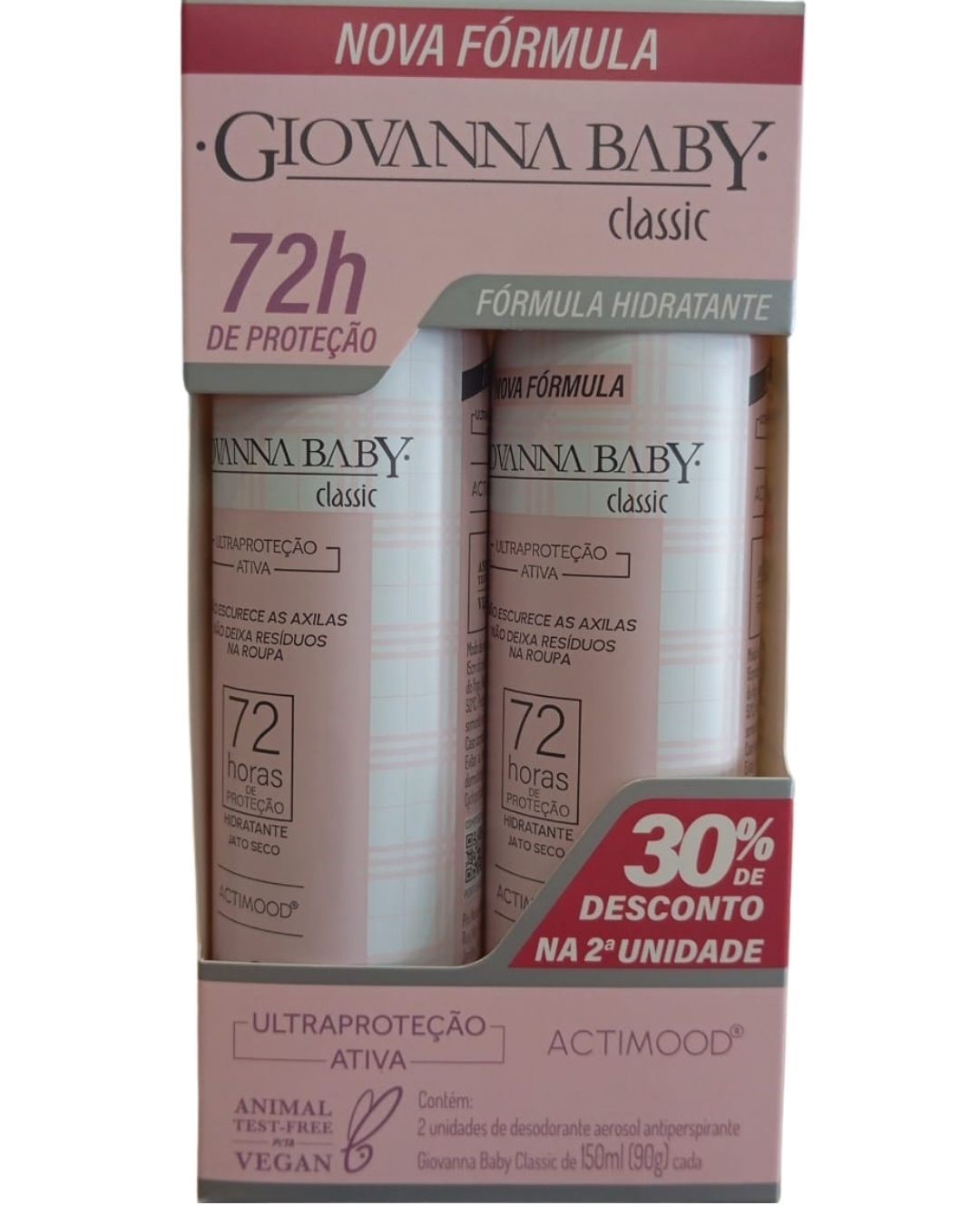 DESOD AERO GIOV BABY 72H C/2 150ML CLAS