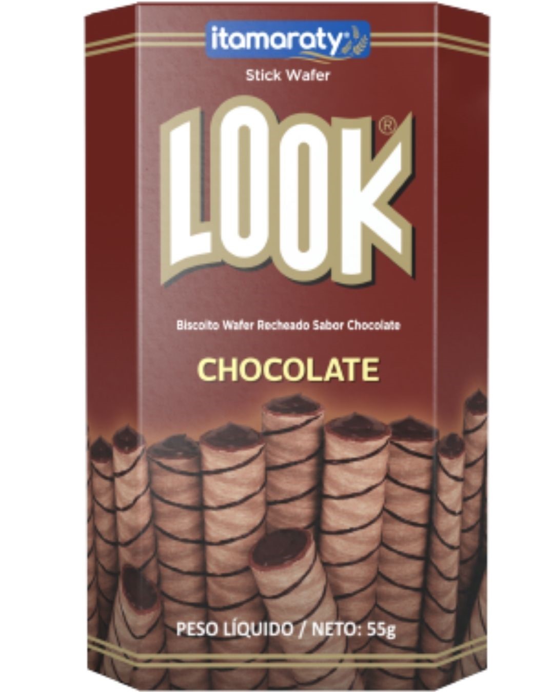 BISCOITO STICK LOOK 55G CHOCOLATE