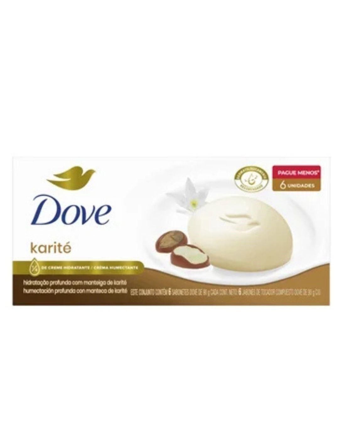 SABONETE DOVE C/06UN 90G KARITE