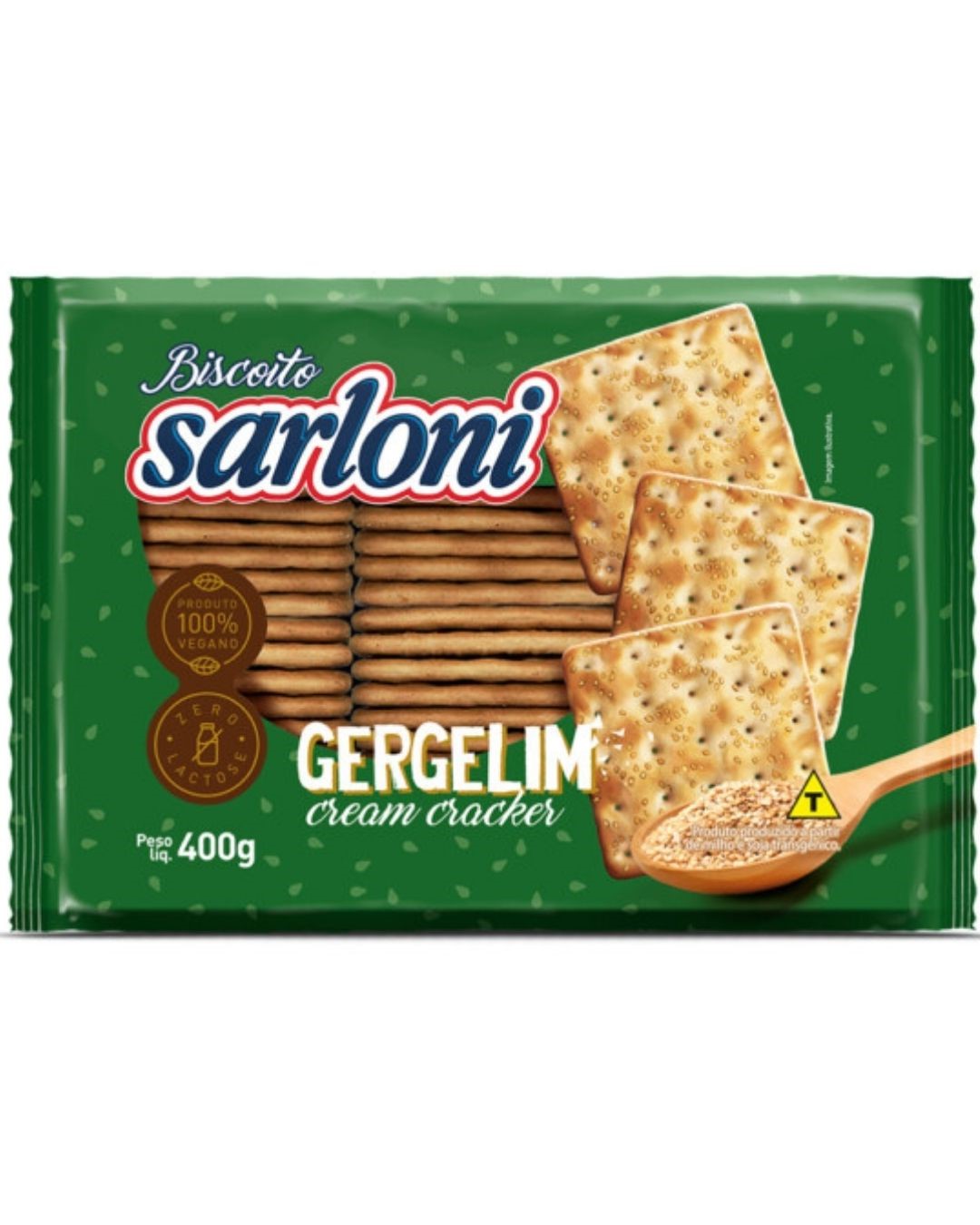 BISCOITO SARLONI 400G GERGELIM