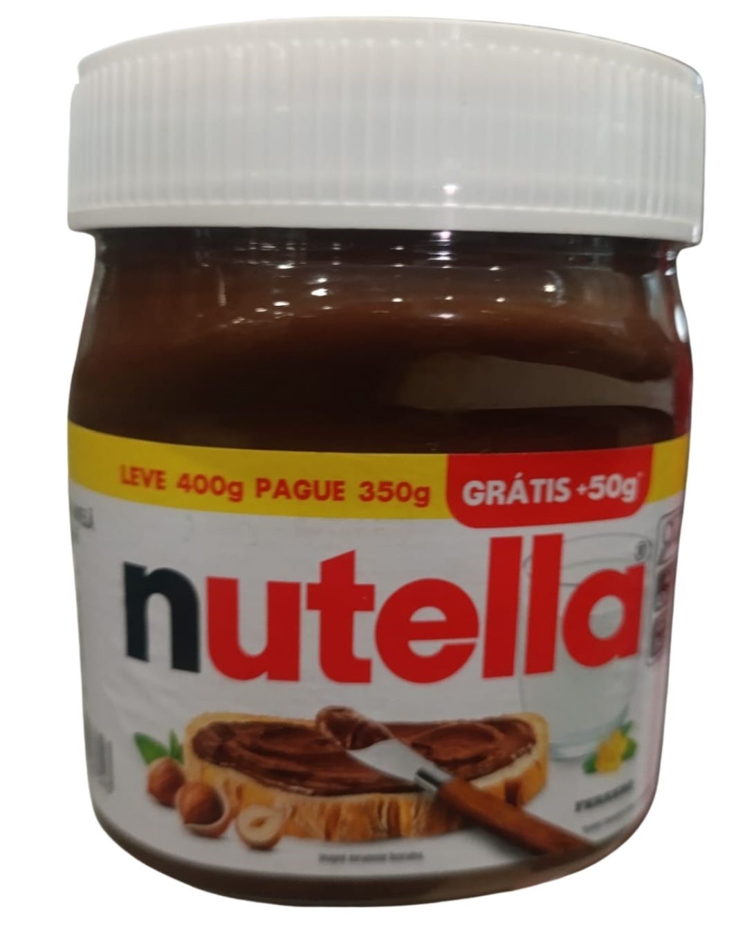 CREME FERRERO NUTELLA AVELA 350G PROM