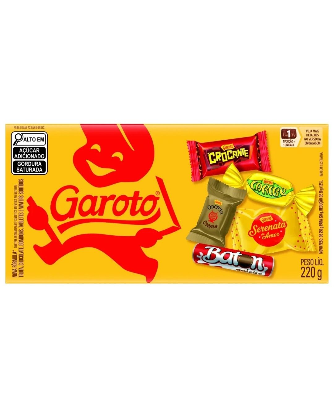 BOMBOM GAROTO SORTIDO 220 G