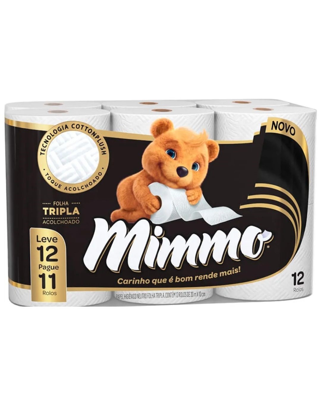PAPEL HIG. FT 12X1 MIMMO 20M