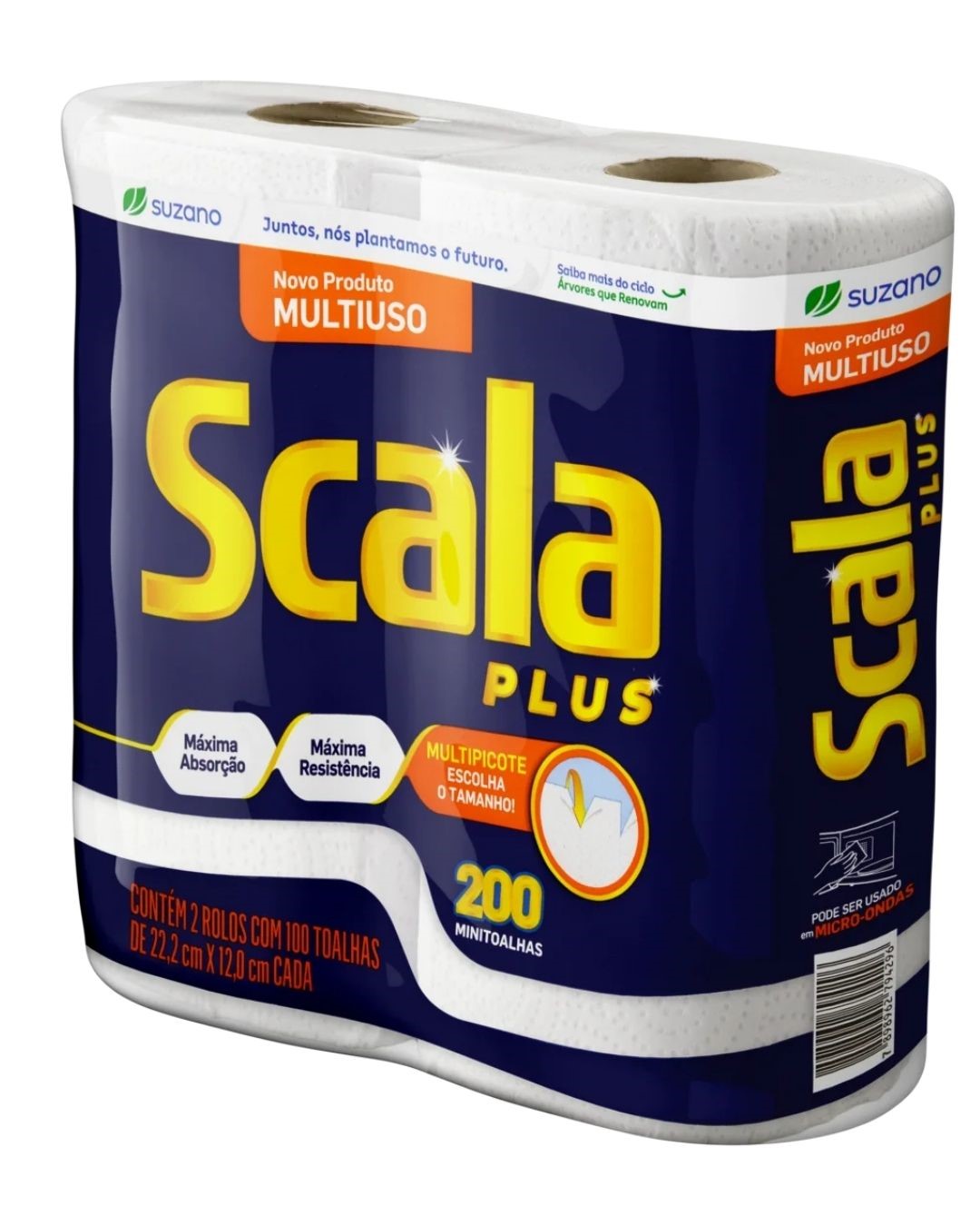 PAPEL TOALHA SCALA PLUS 2X100FLS