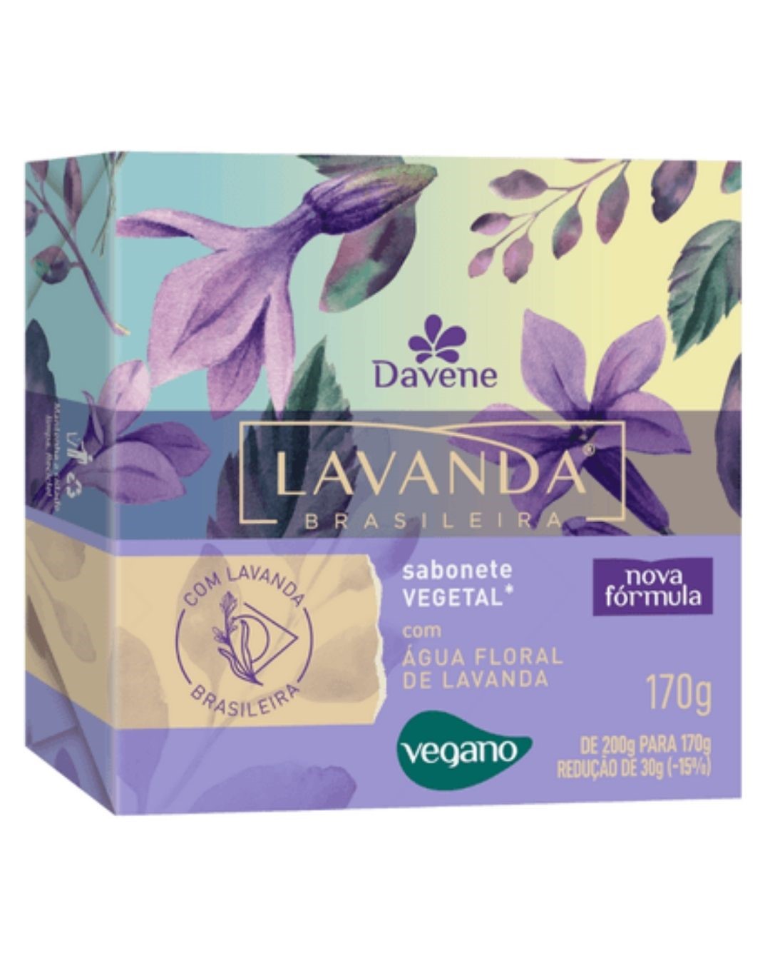 SABONETE LAVANDA BRASILEIRA DAVENE 170G
