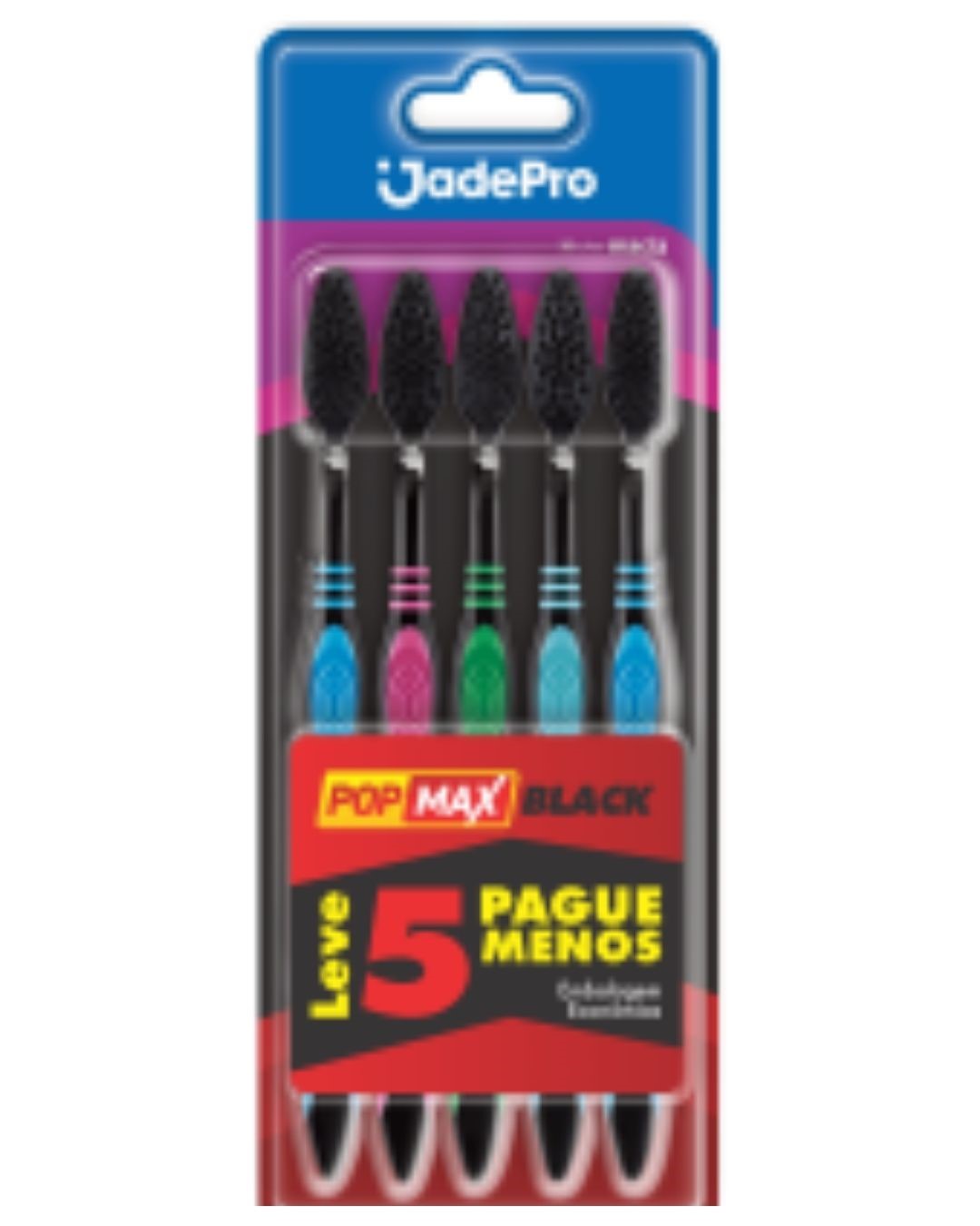ESCOVA DENTAL JADEPRO BLACK MACIA 5UN