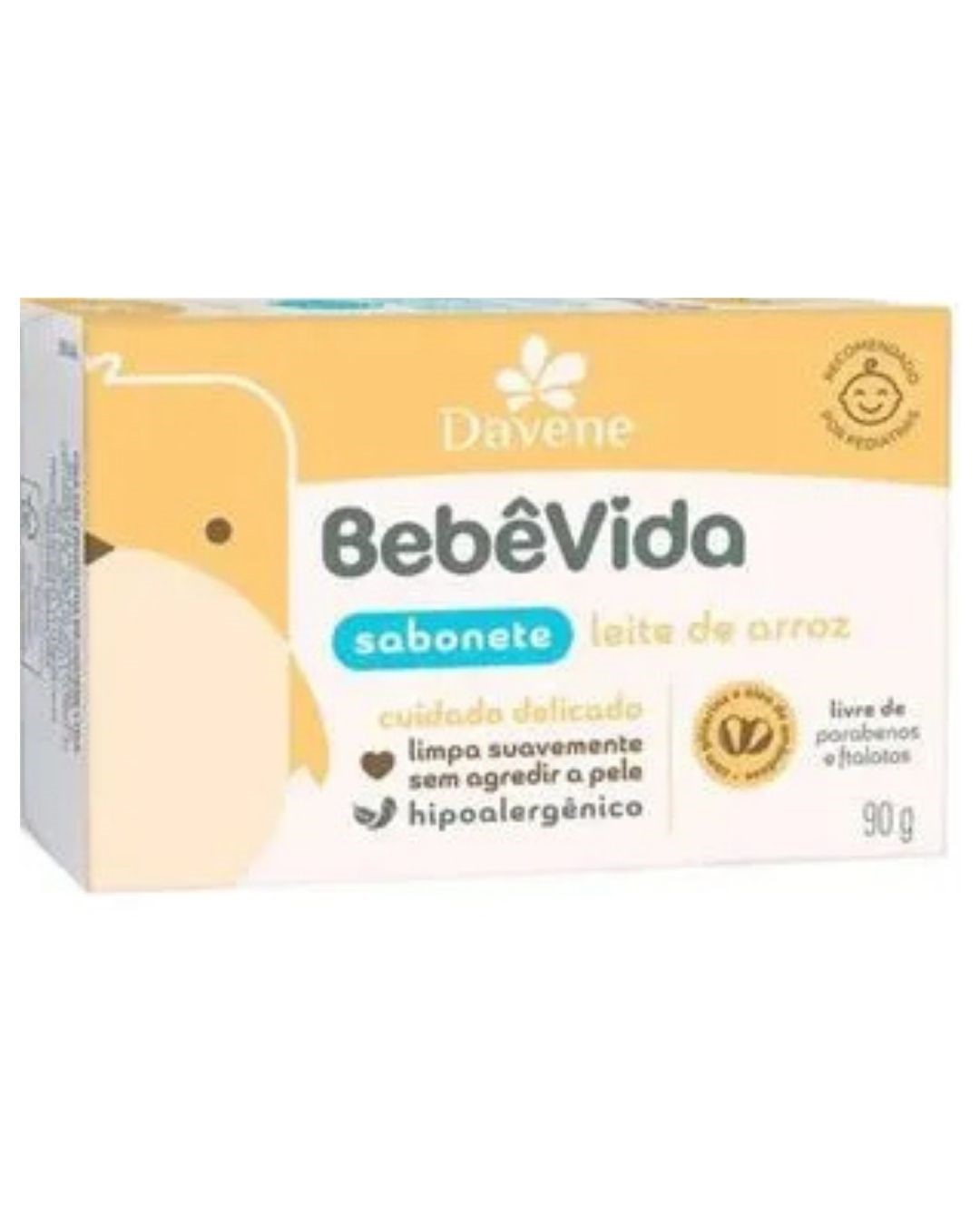 SABONETE VEG BEBE VIDA 90G LEIT ARROZ