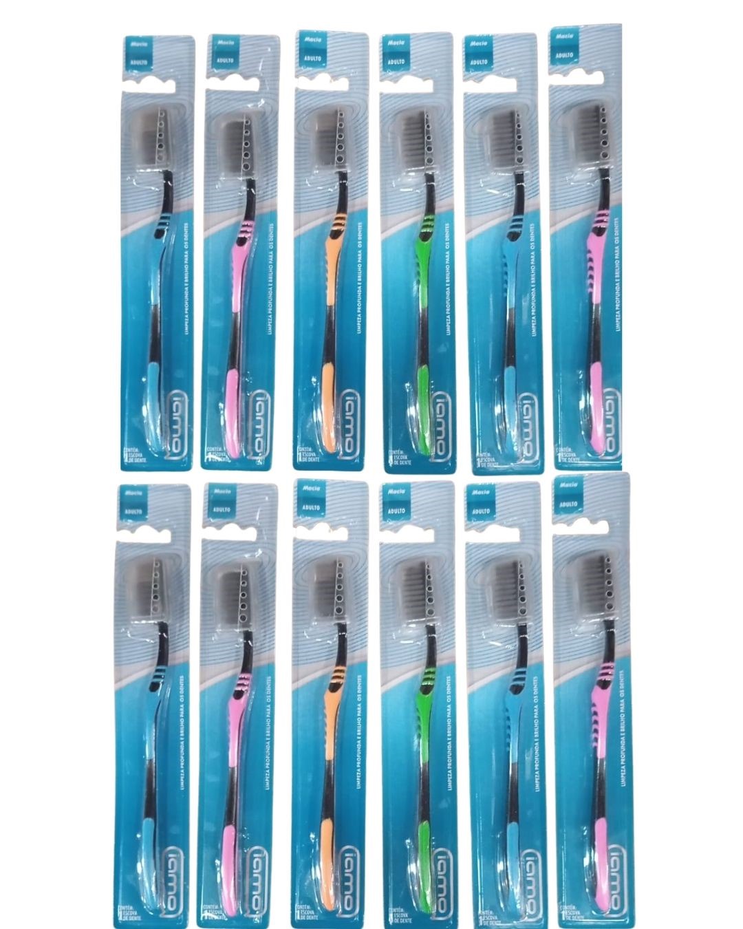 ESCOVA DENTAL IAMO BLACK MACIA 12UN