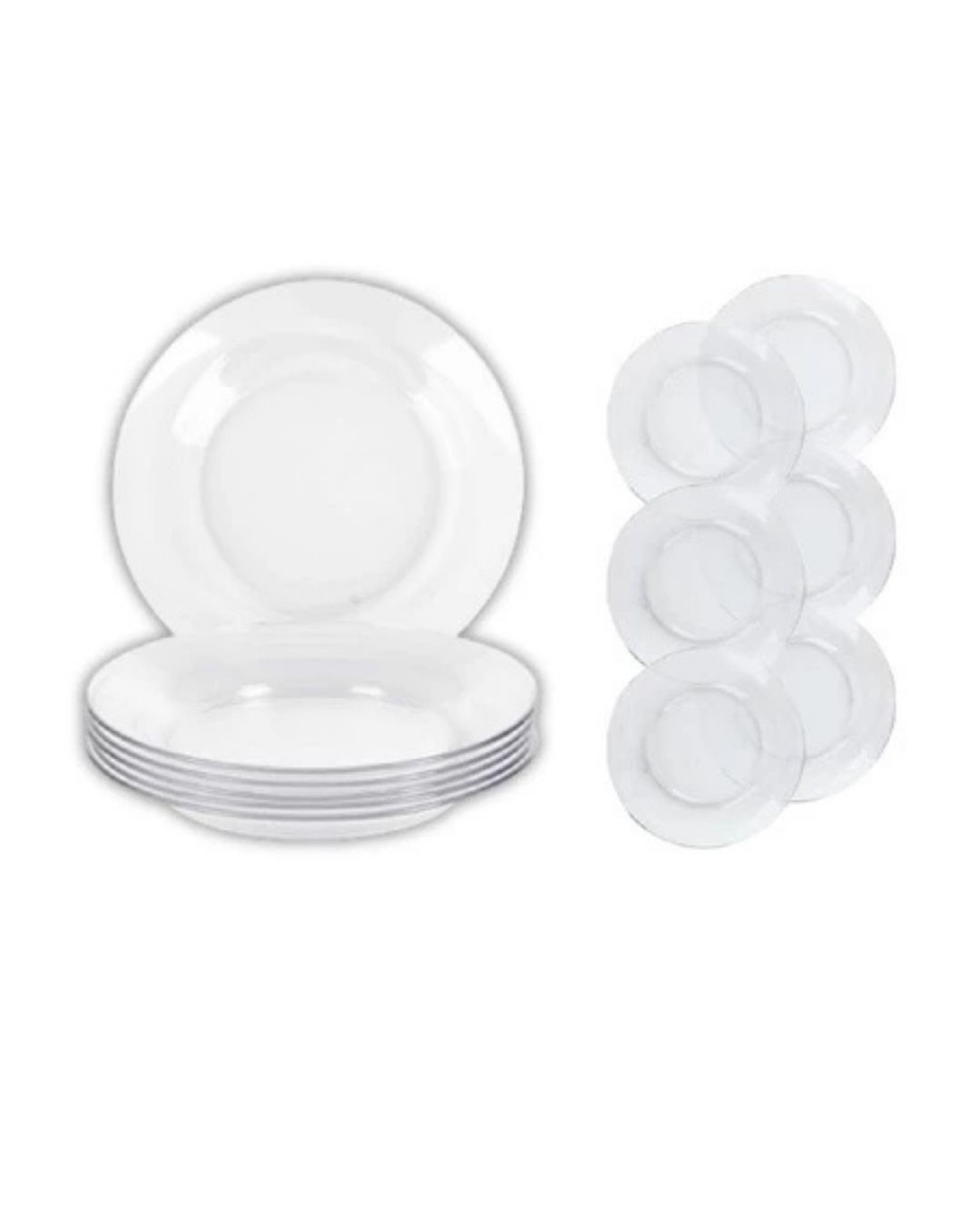 PRATO LISO TRANSPARENTE 22,6CM