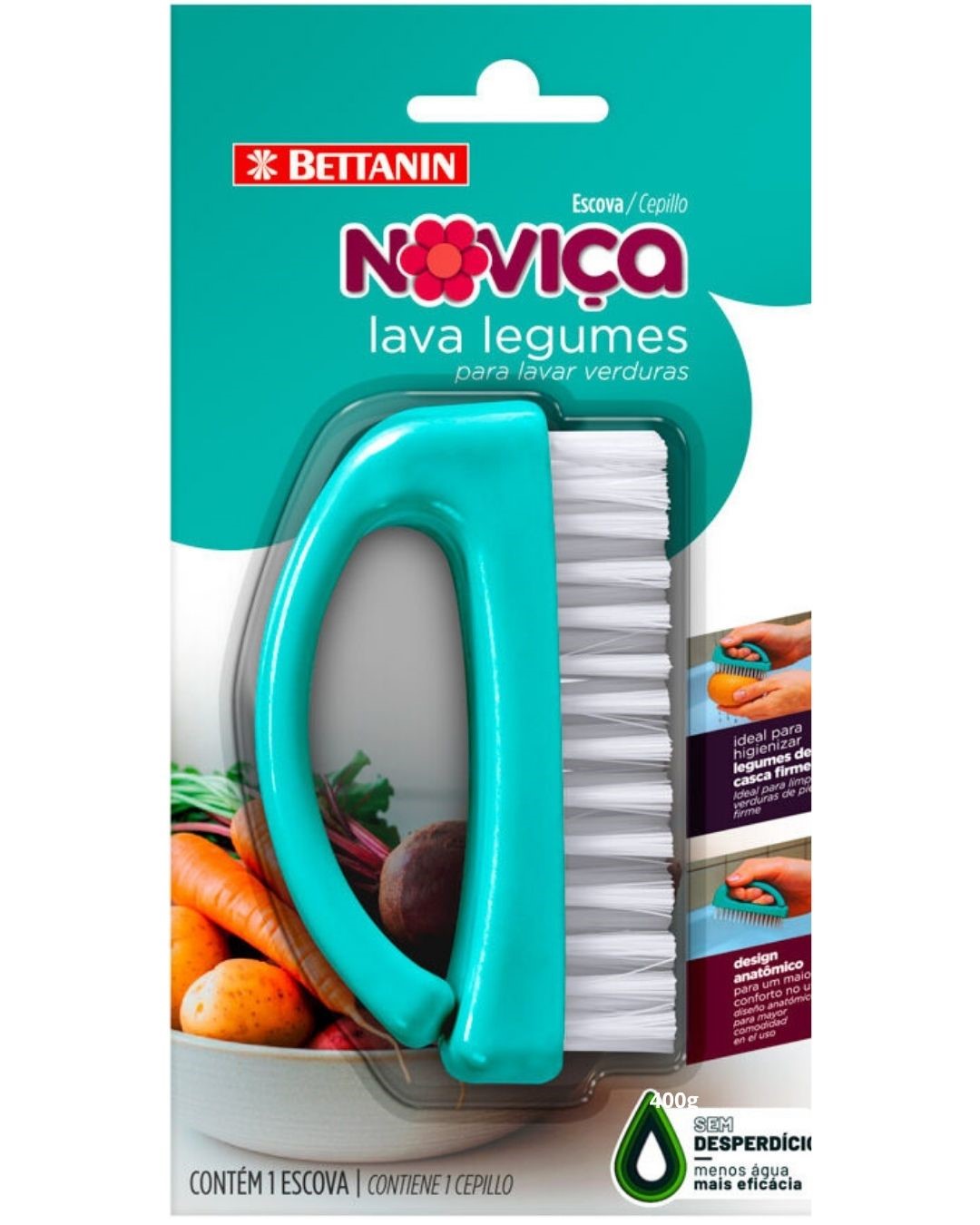 BT ESCOVA NOVICA LAVA LEGUMES BT284