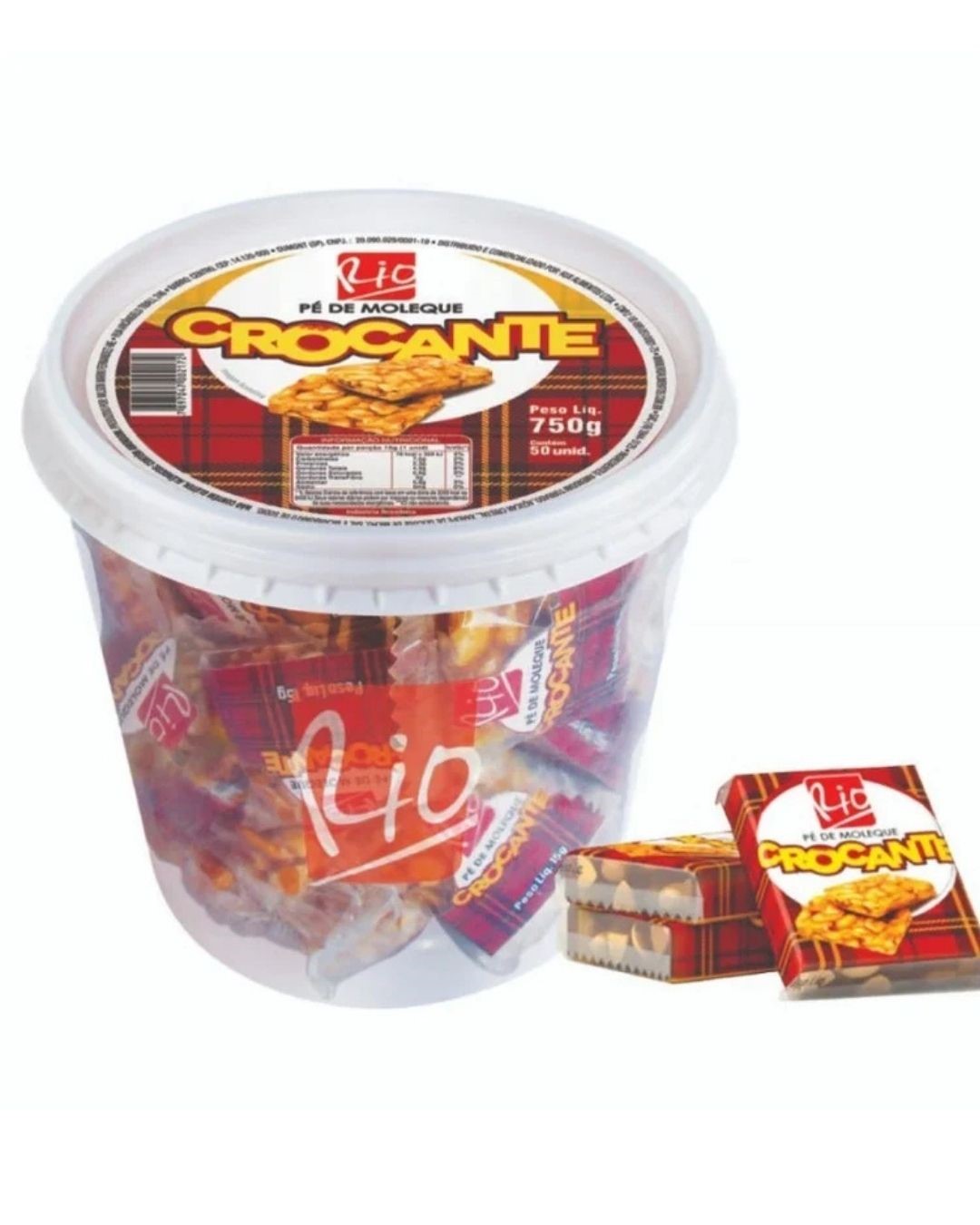 PE DE MOLEQUE CROCANTE POTE 50X15G