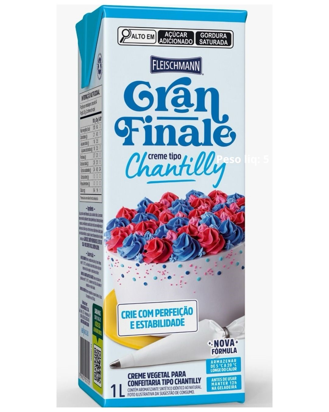 CREME CHANTILLY GRAN FINALE 1L