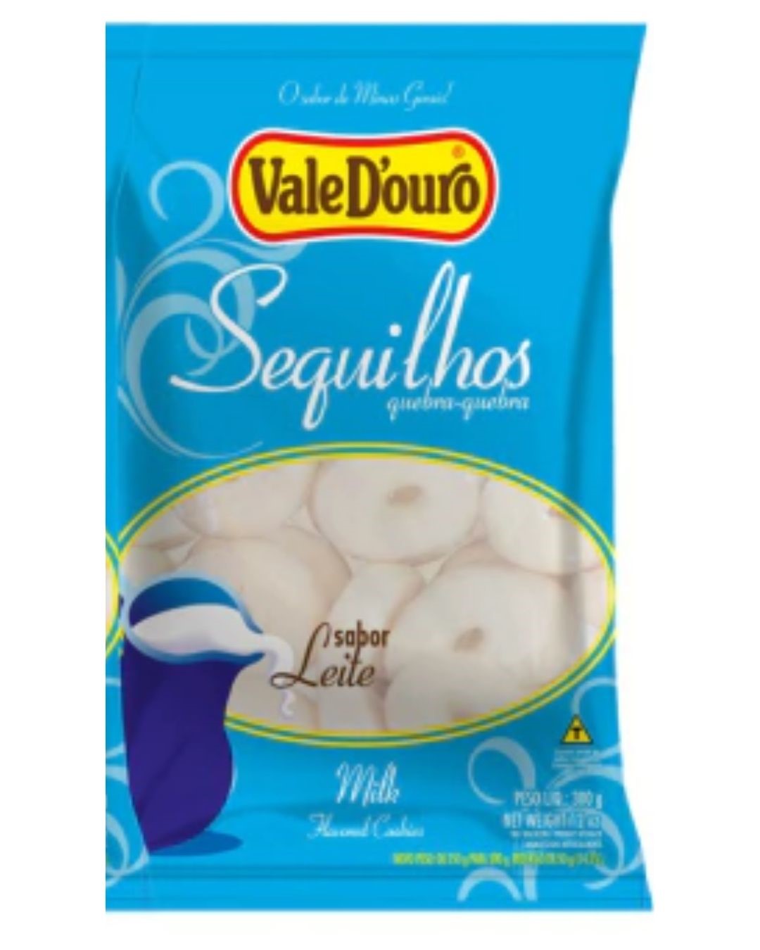 SEQUILHO VALE D'OURO 300G LEITE