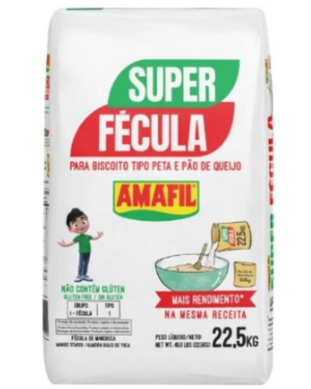 SUPER FECULA MANDIOCA 22,5 KG AMALFIL