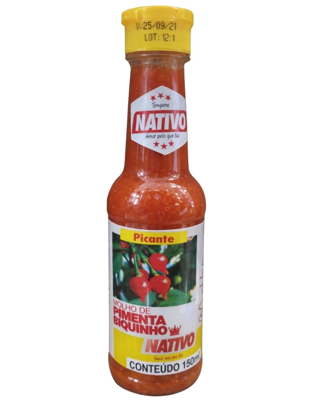 MOLHO DE PIMENTA BIQ. PIC. 150ML NATIVO