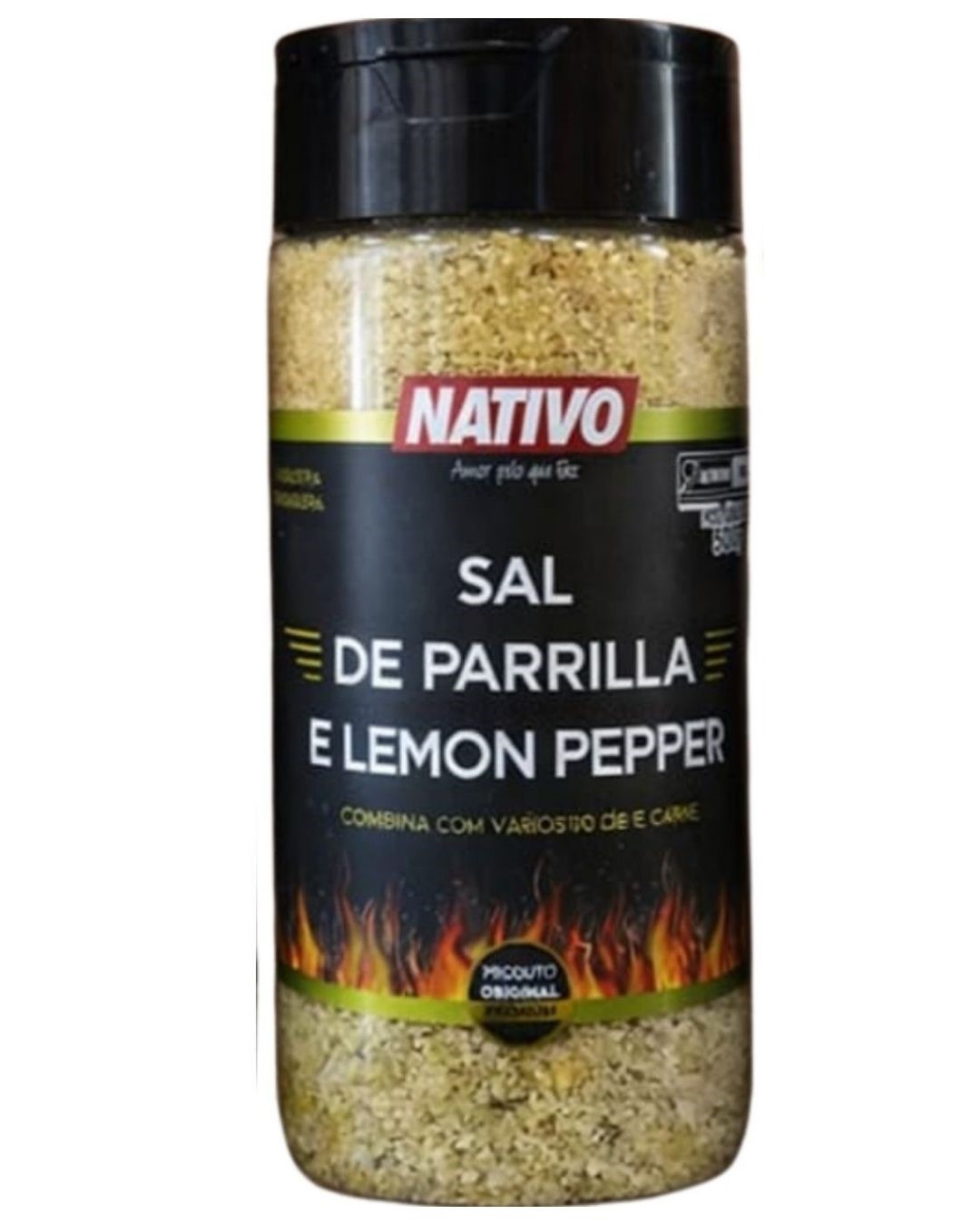 SAL DE PARRILLA LEMON PEPPER 500G NATIVO