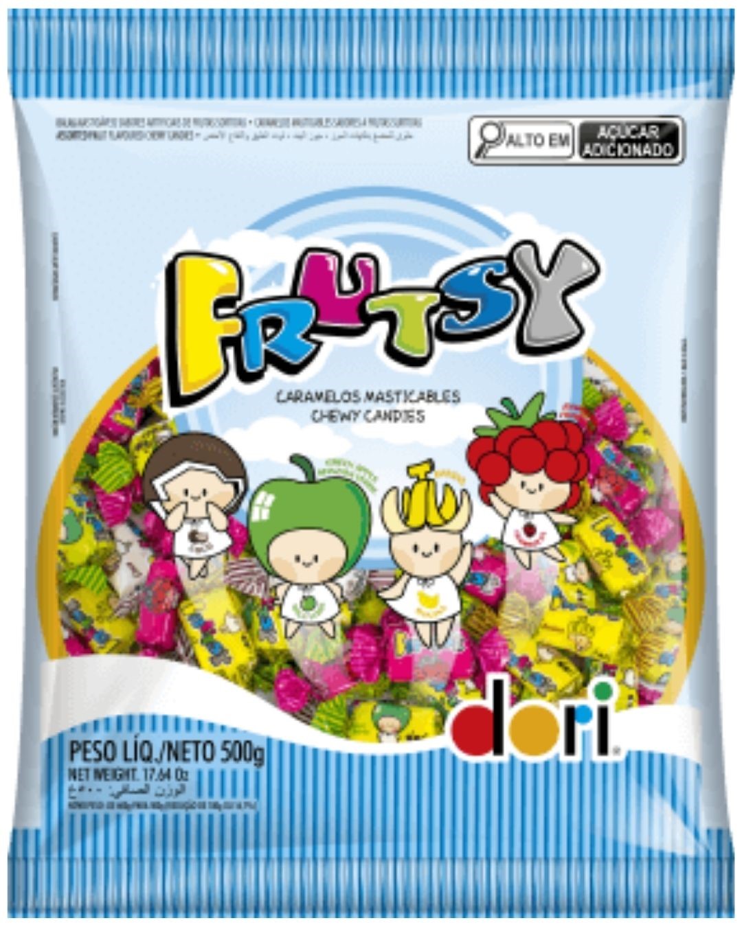 BALA DORI FRUTSY SORTIDA 500G