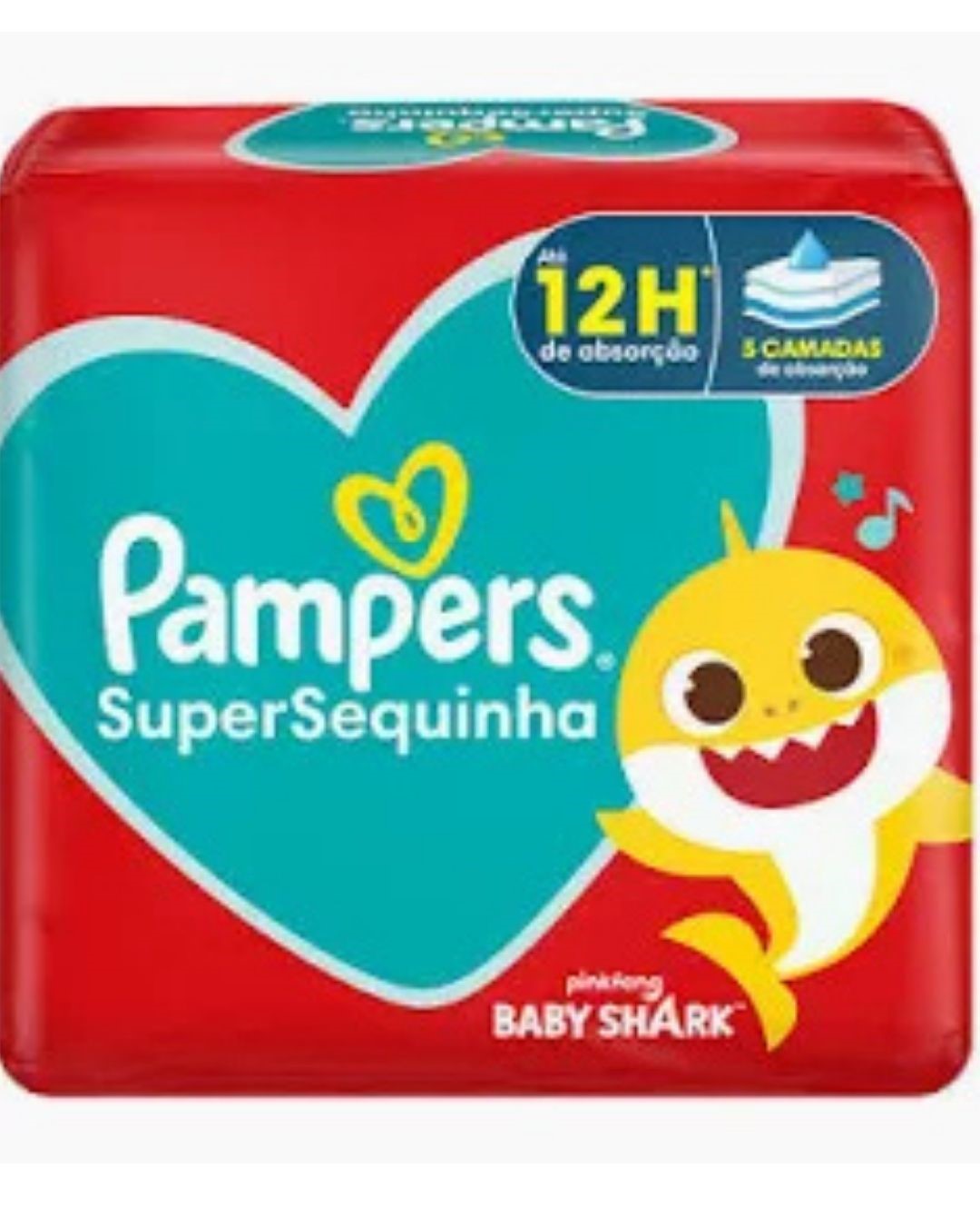 FRALDA PAMPERS SUP. SEQUINHA G 16UN