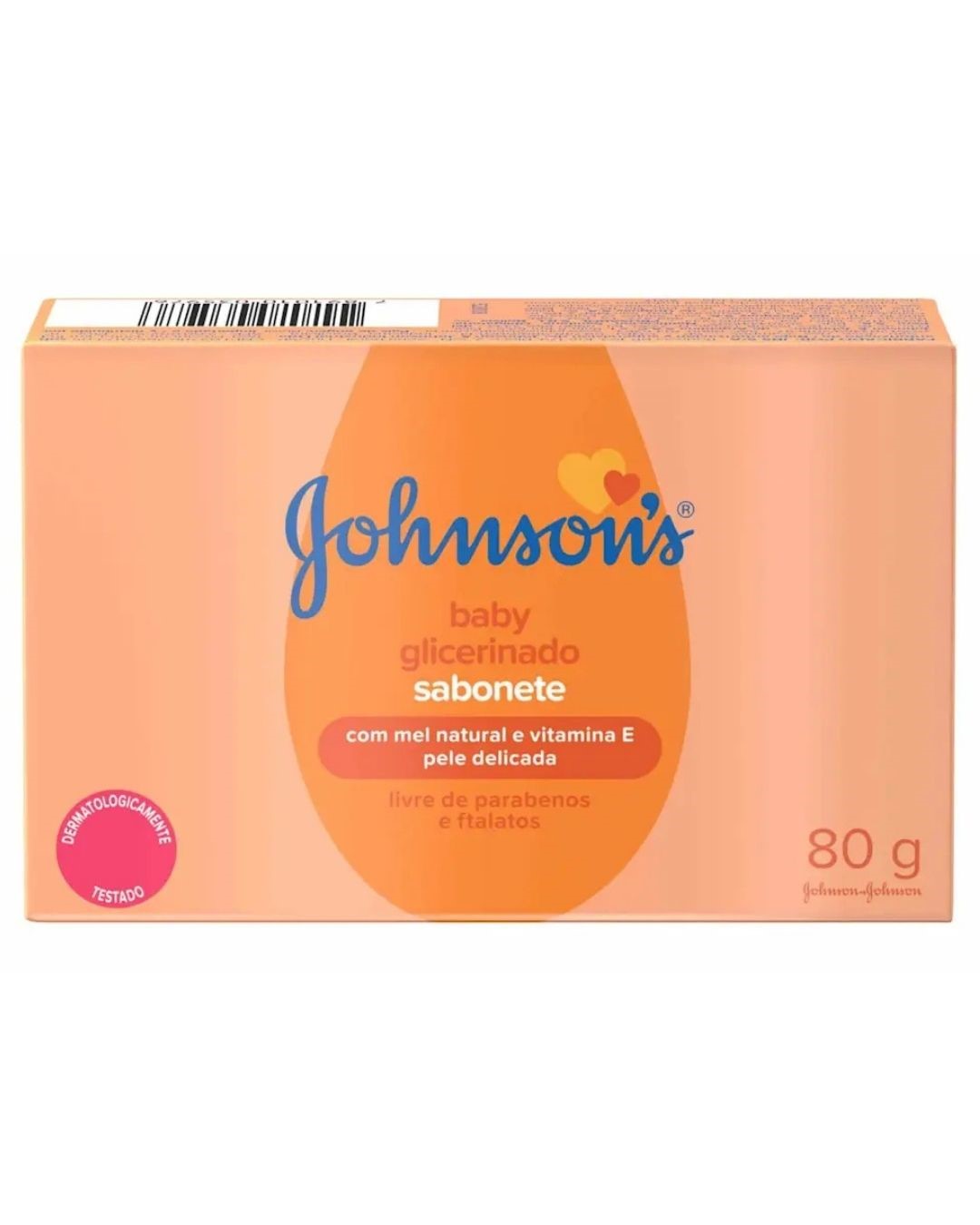 SABONETE JOHNSONS BABY GLICERINADO 80 G