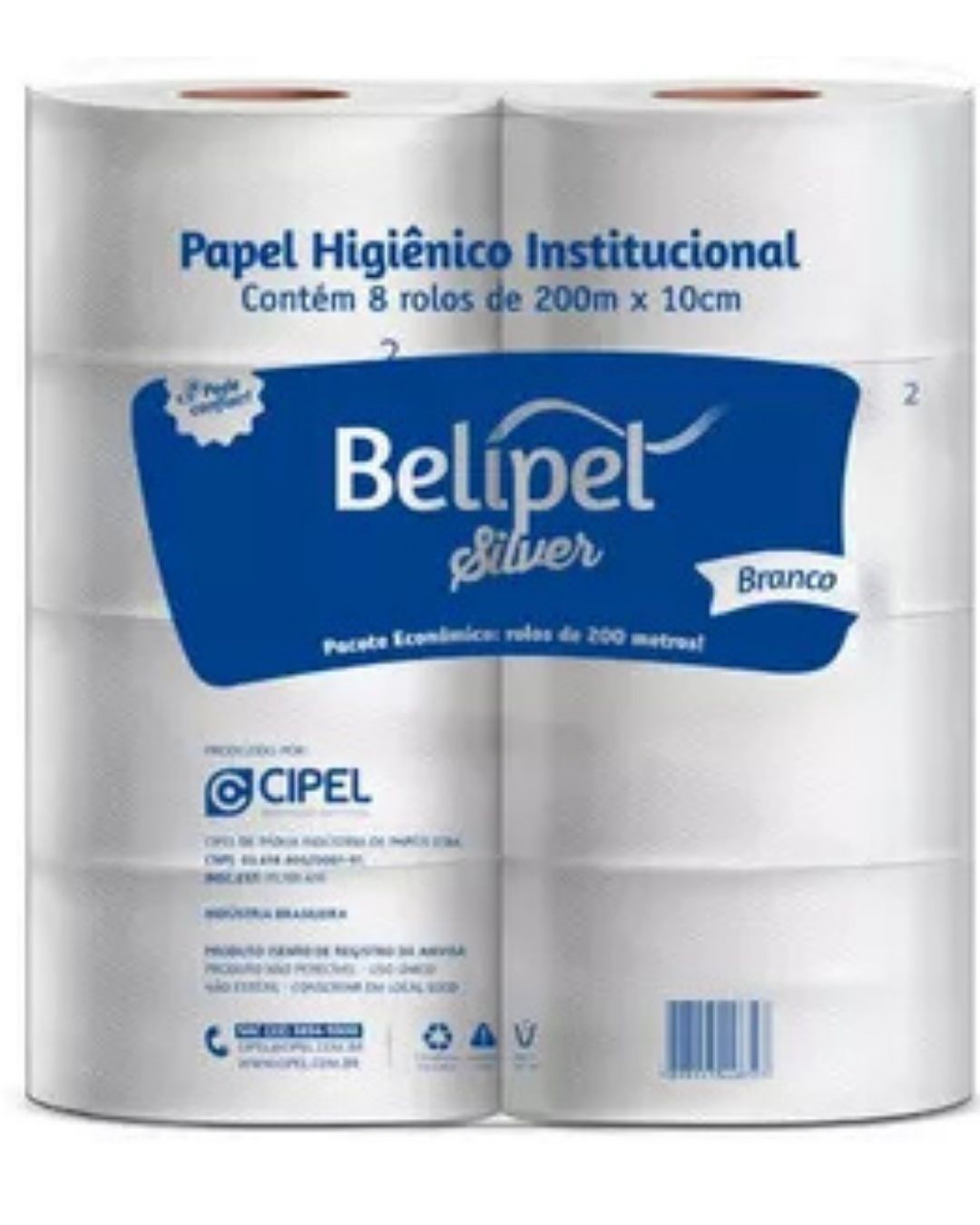 PAPEL HIG. 8X1 BELIPEL 200M