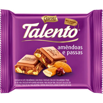 TALENTO GAROTO 85 G AMENDOAS 
