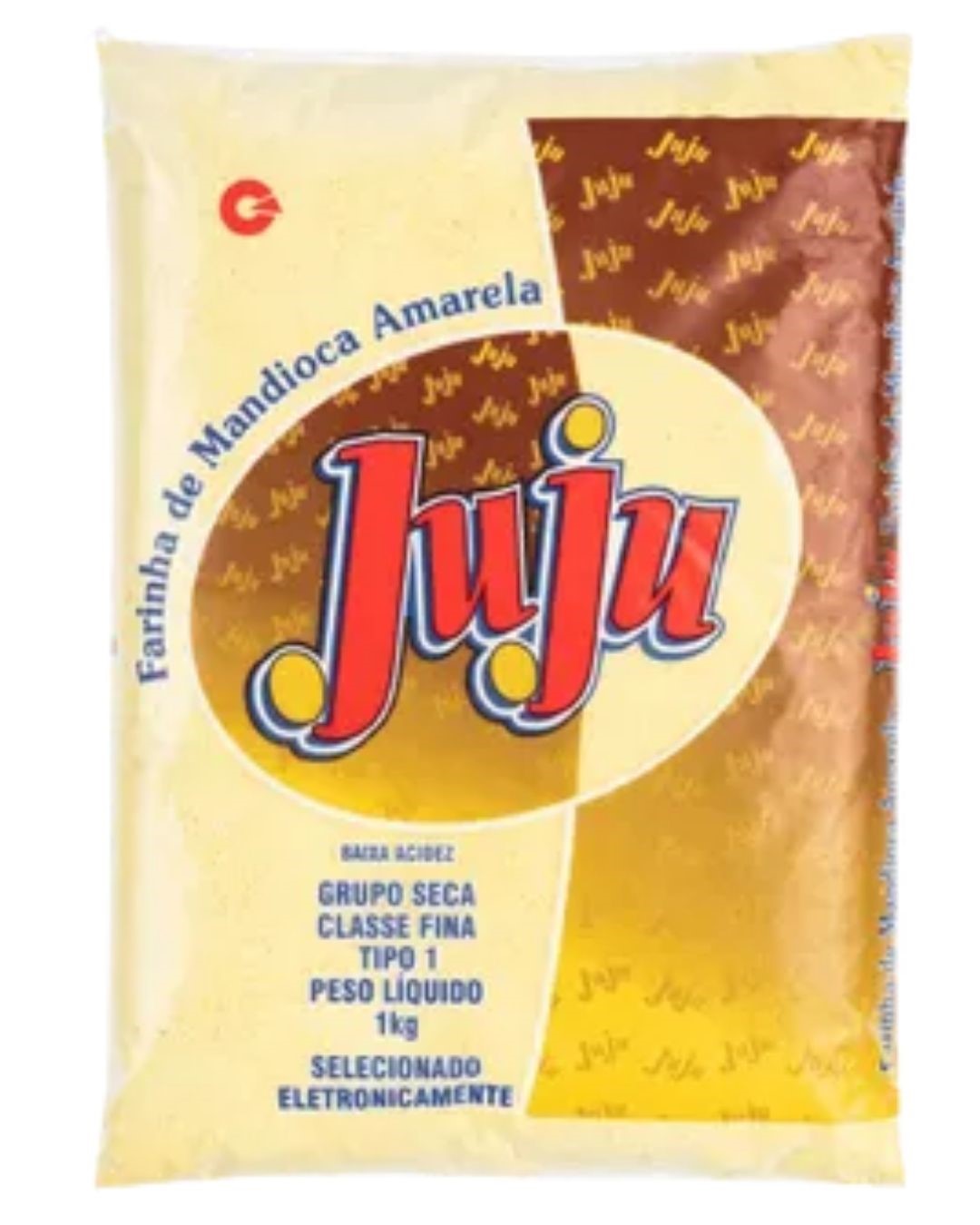 FARINHA DE MANDIOCA AMARELA 1 KG JUJU
