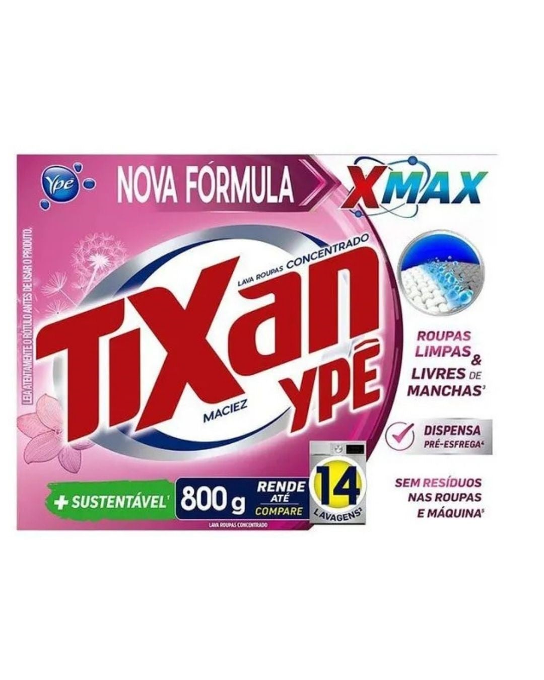 YPE LAVA ROUPAS TIXAN 800G MACIEZ