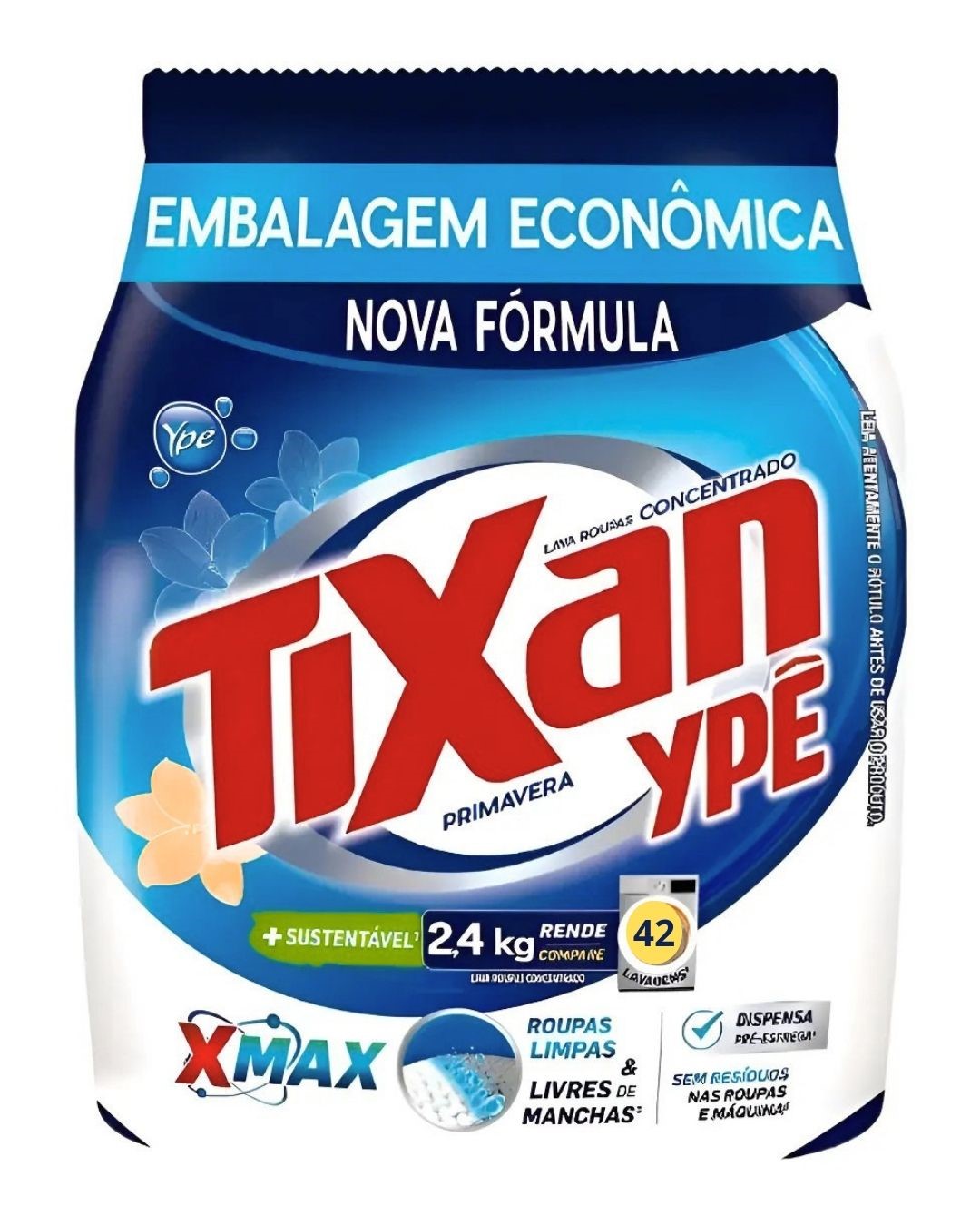 YPE LAVA ROUPAS TIXAN 2,4KG PRIMAVERA