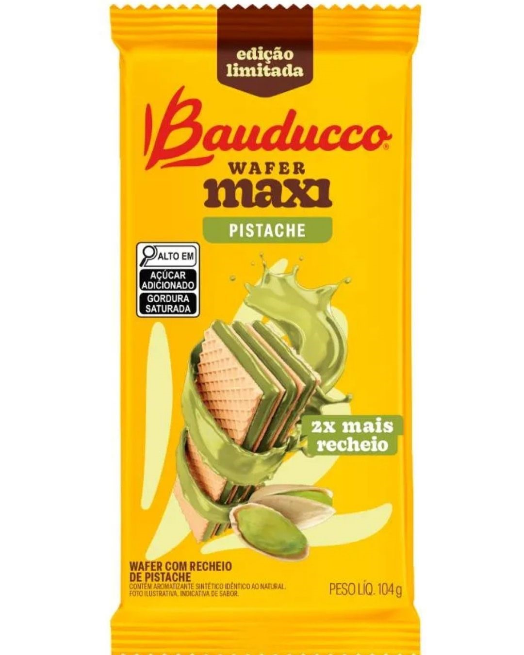 BA WAFER MAXI BAUDUCCO 104G PISTACHE