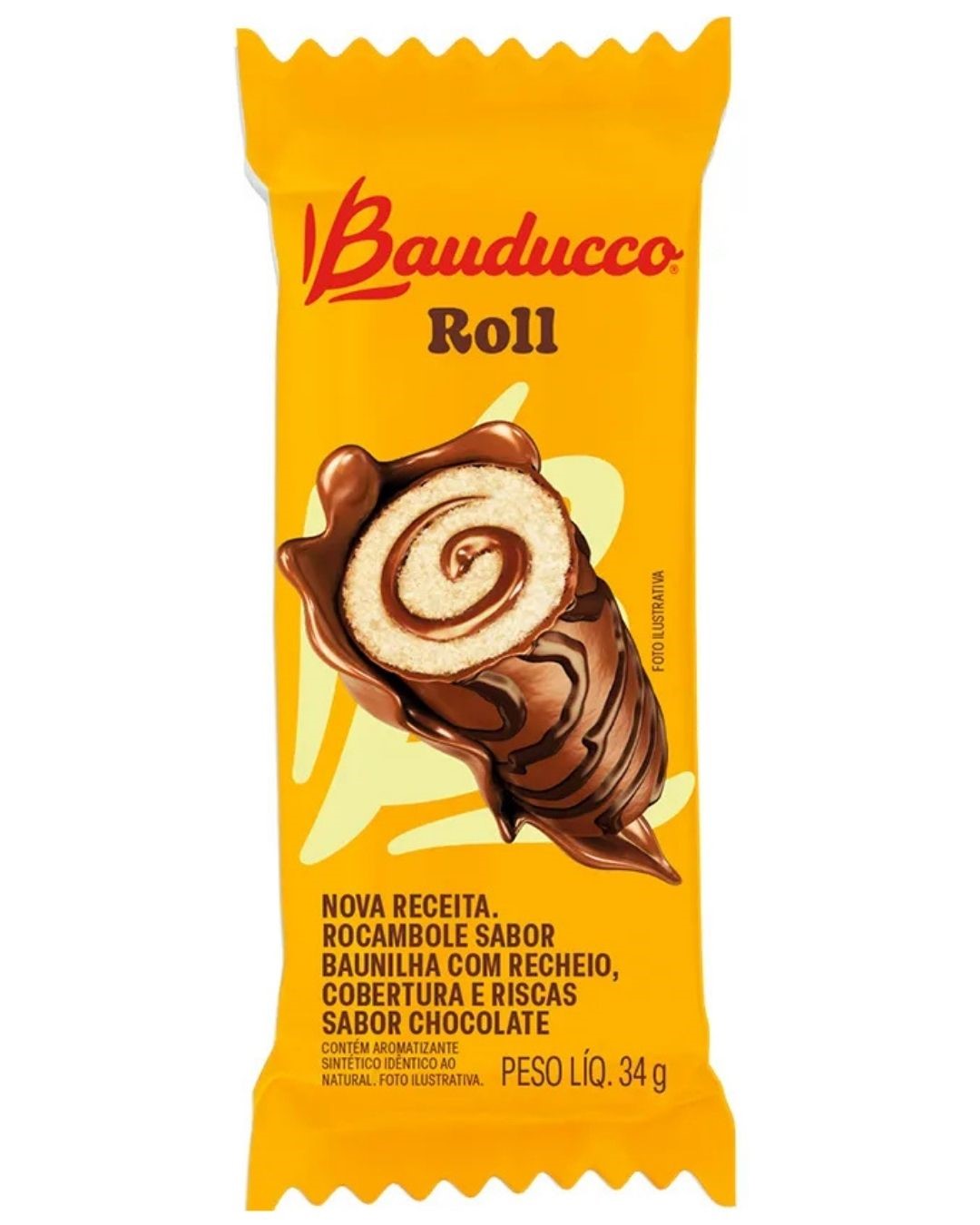 BA ROLL BAUDUCCO 34G CHOCOLATE