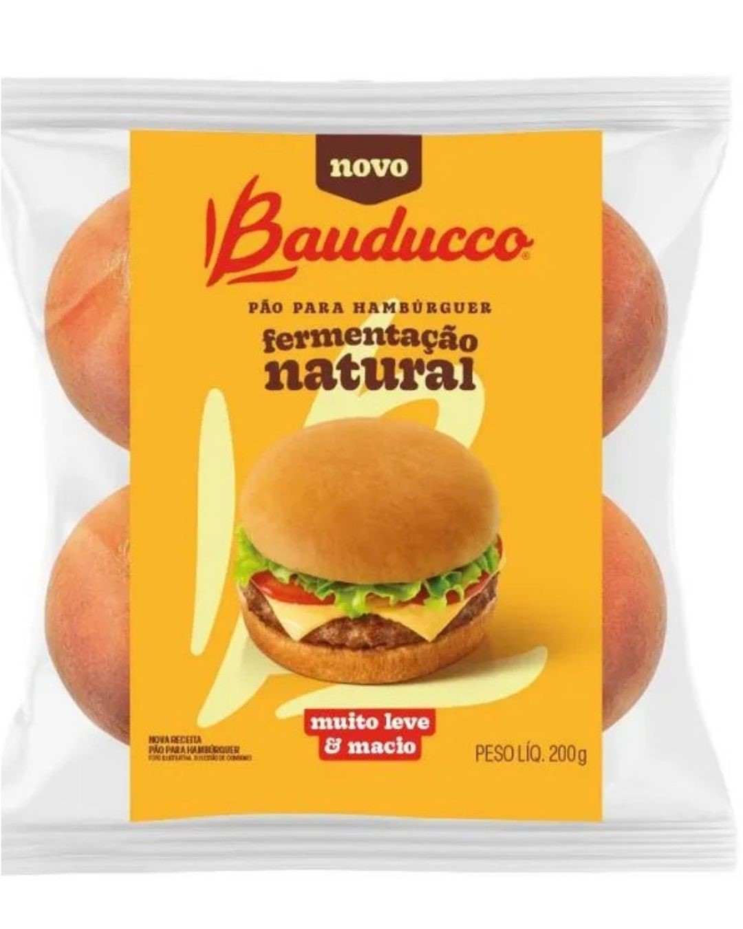 BA PAO DE HAMBURGUER BAUDUCCO 200G