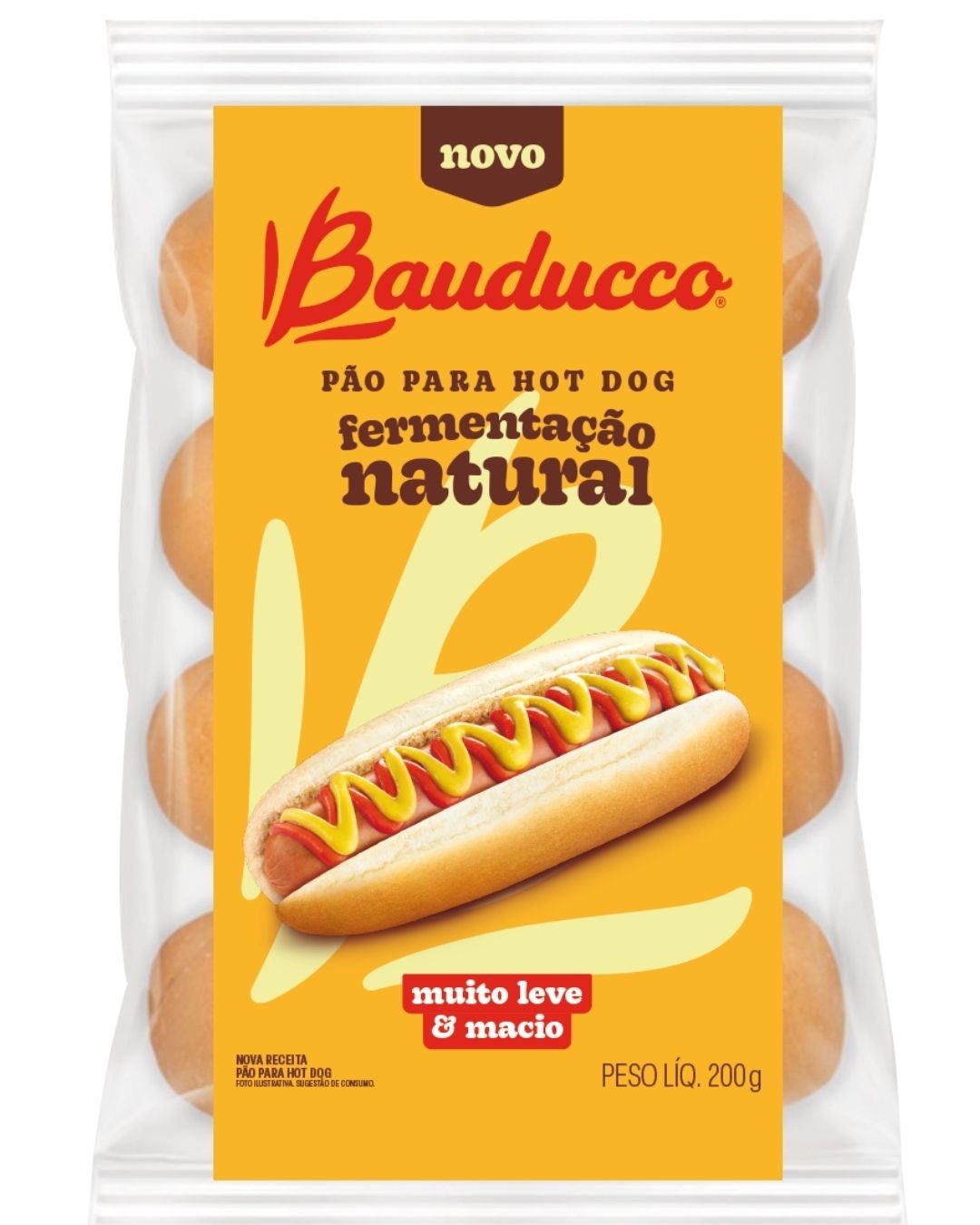 BA PAO DE HOT-DOG BAUDUCCO 200G