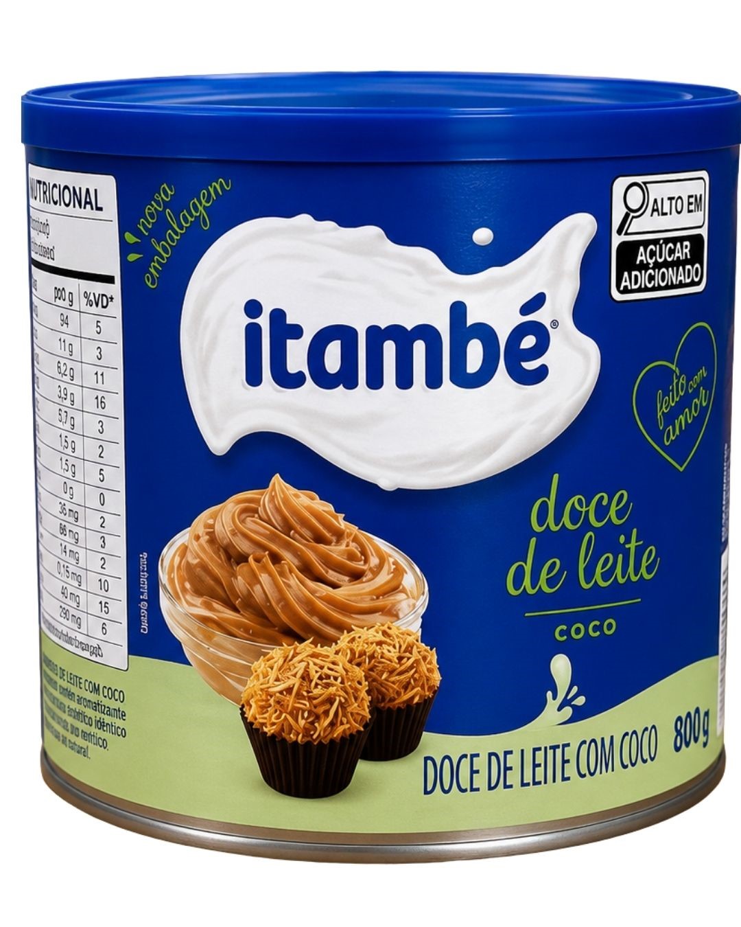 DOCE DE LEITE COM COCO 800G ITAMBE