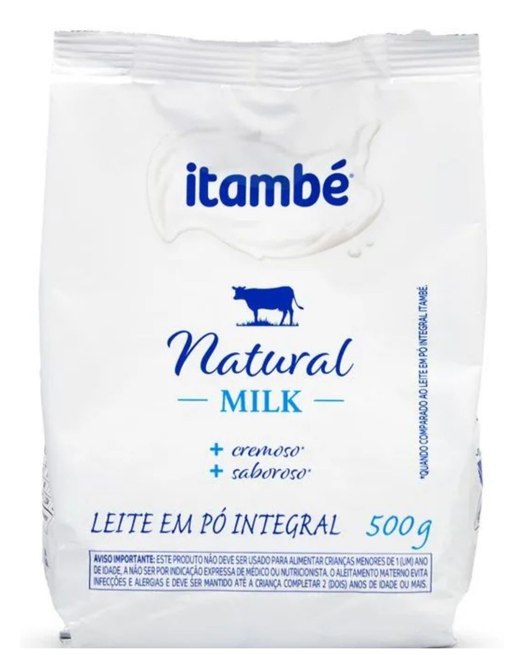 LEITE EM PO NATURAL MILK 500G ITAMBE