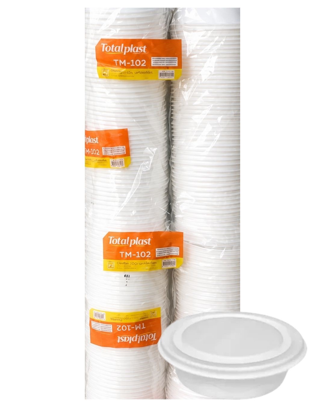 MARMITEX ISOPOR 750ML TOTALPLAST 200UN
