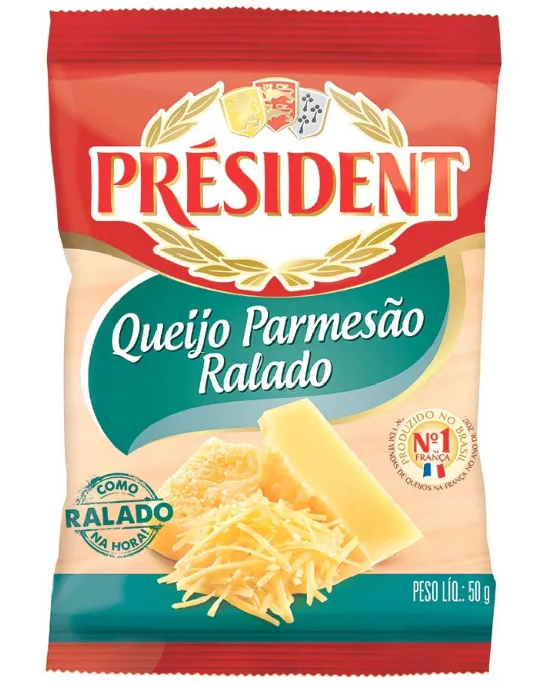 QUEIJO RALADO PARMESAO 50G PRESIDENT