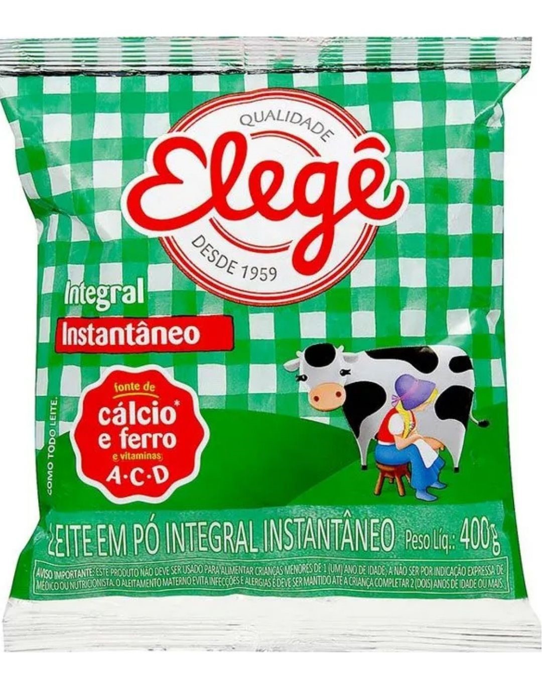 LEITE EM PO INTEGRAL 400G ELEGE