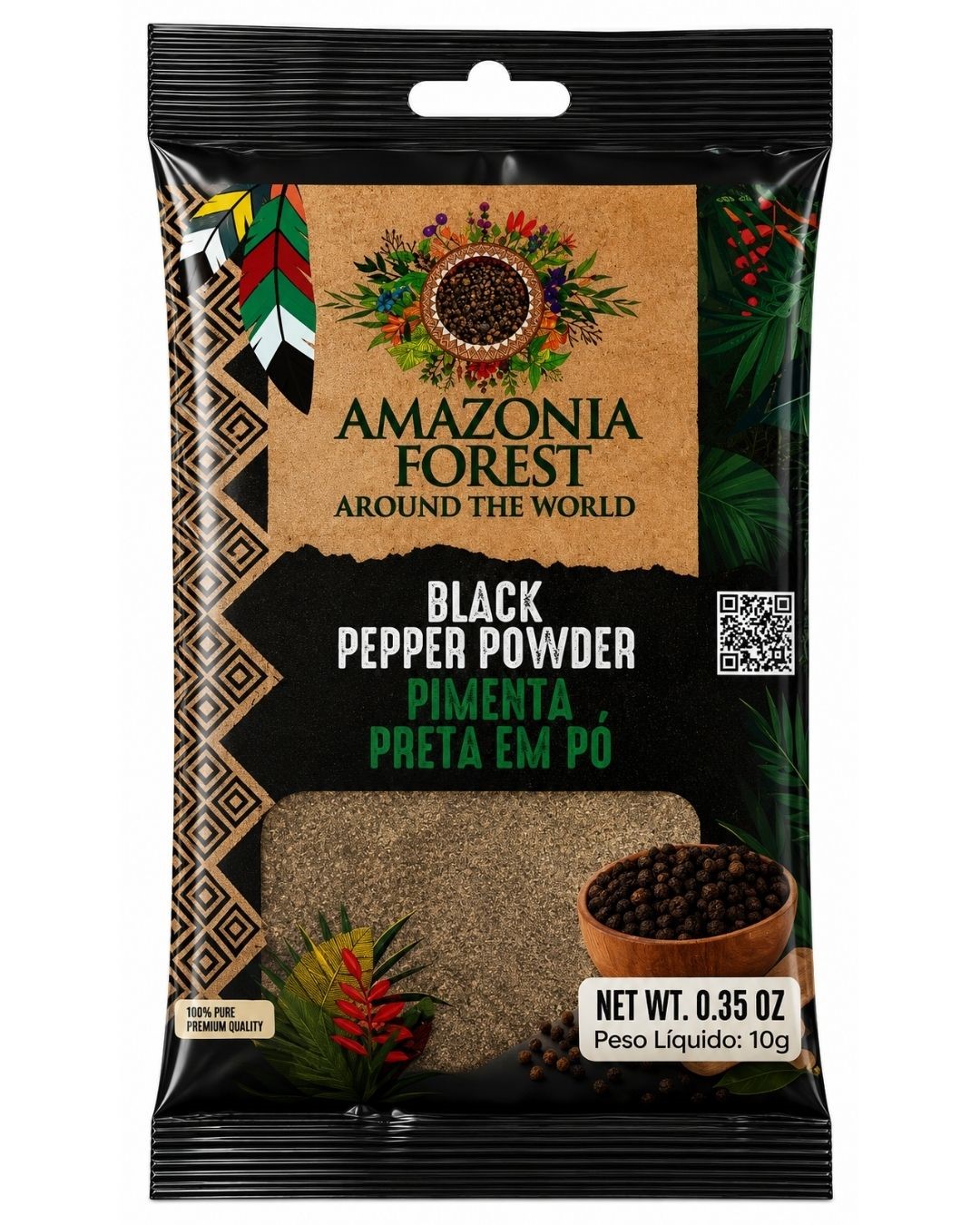 PIMENTA PRETA EM PO AMAZONIA FOREST 10G