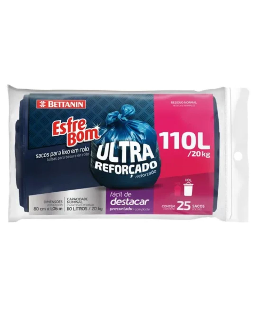 BT SACO LX ROLO ESFREBOM 110L BT348 C/25