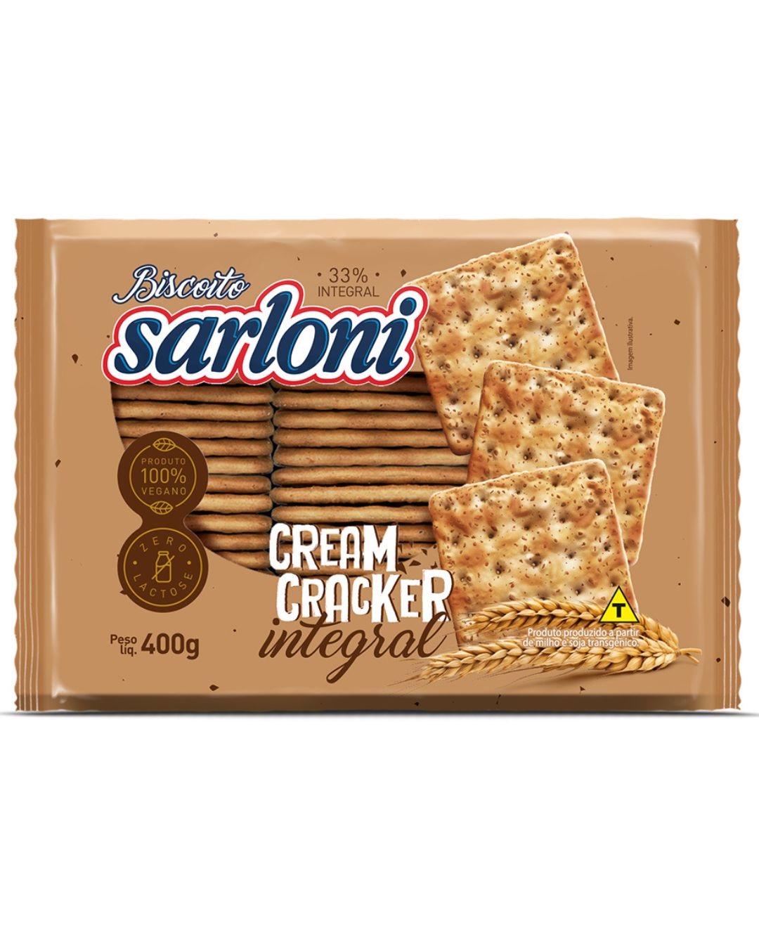BISCOITO SARLONI 400G INTEGRAL
