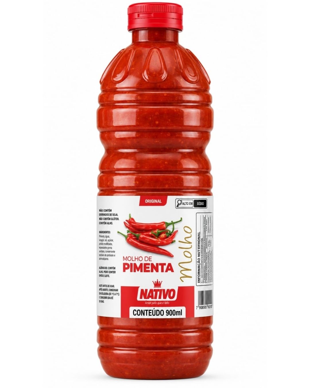 MOLHO DE PIMENTA 900ML NATIVO