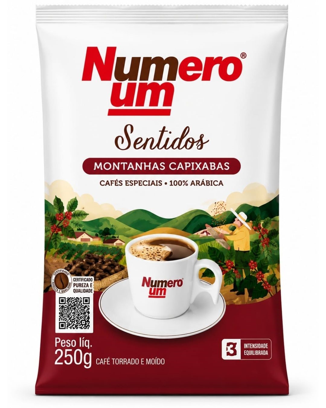 BZ CAFE NUMERO UM 250G SENTIDOS ESPECIAL