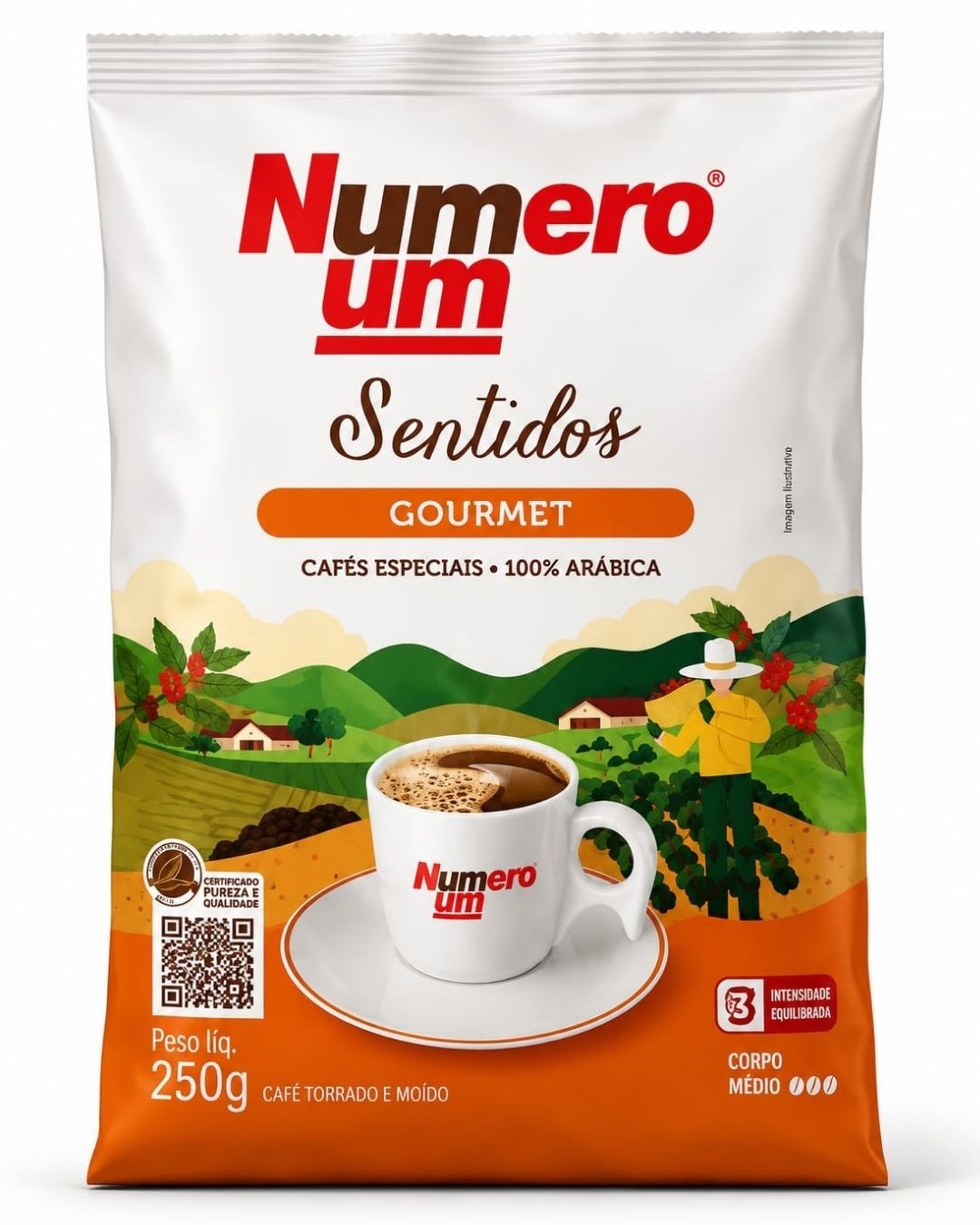 BZ CAFE NUMERO UM 250G SENTIDOS GOURMET