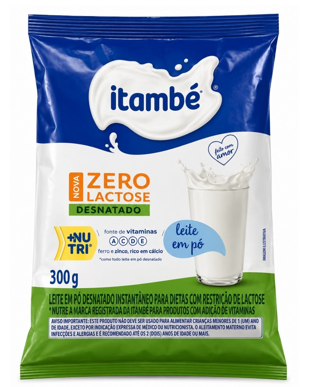 LEITE EM PO DESNATADO ZL 300G ITAMBE