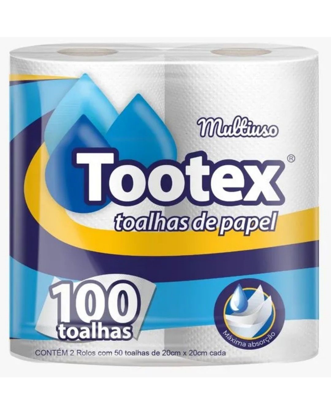 TOALHA DE PAPEL TOOTEX 2UN 100 FLS
