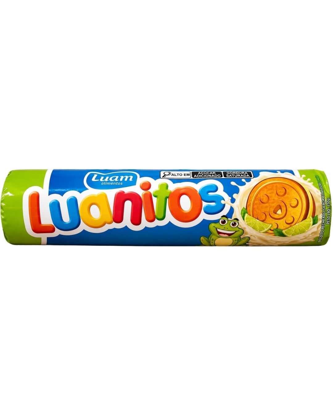 BISCOITO RECHE. LUANITOS LIMAO 110G