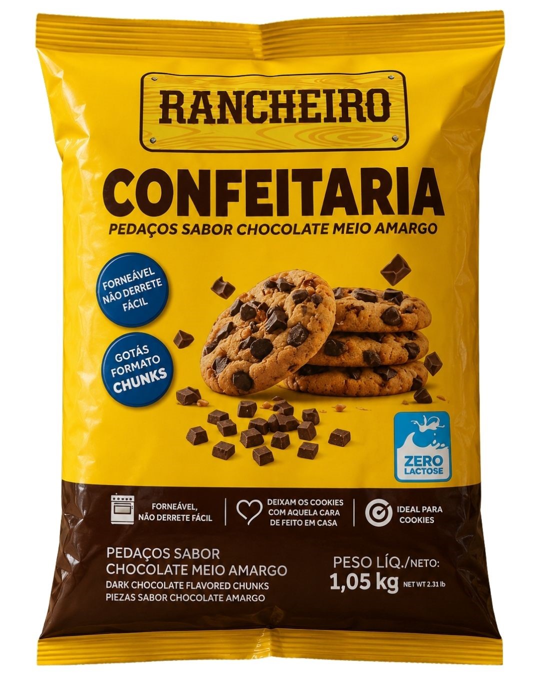 RA GOTAS DE CHOCOLATE RANCHEIRO1,05KG